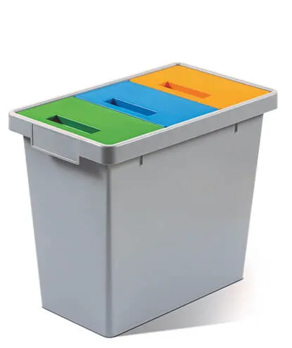 Pattumiera POLYMAX Mattiussi per raccolta differenziata in casa